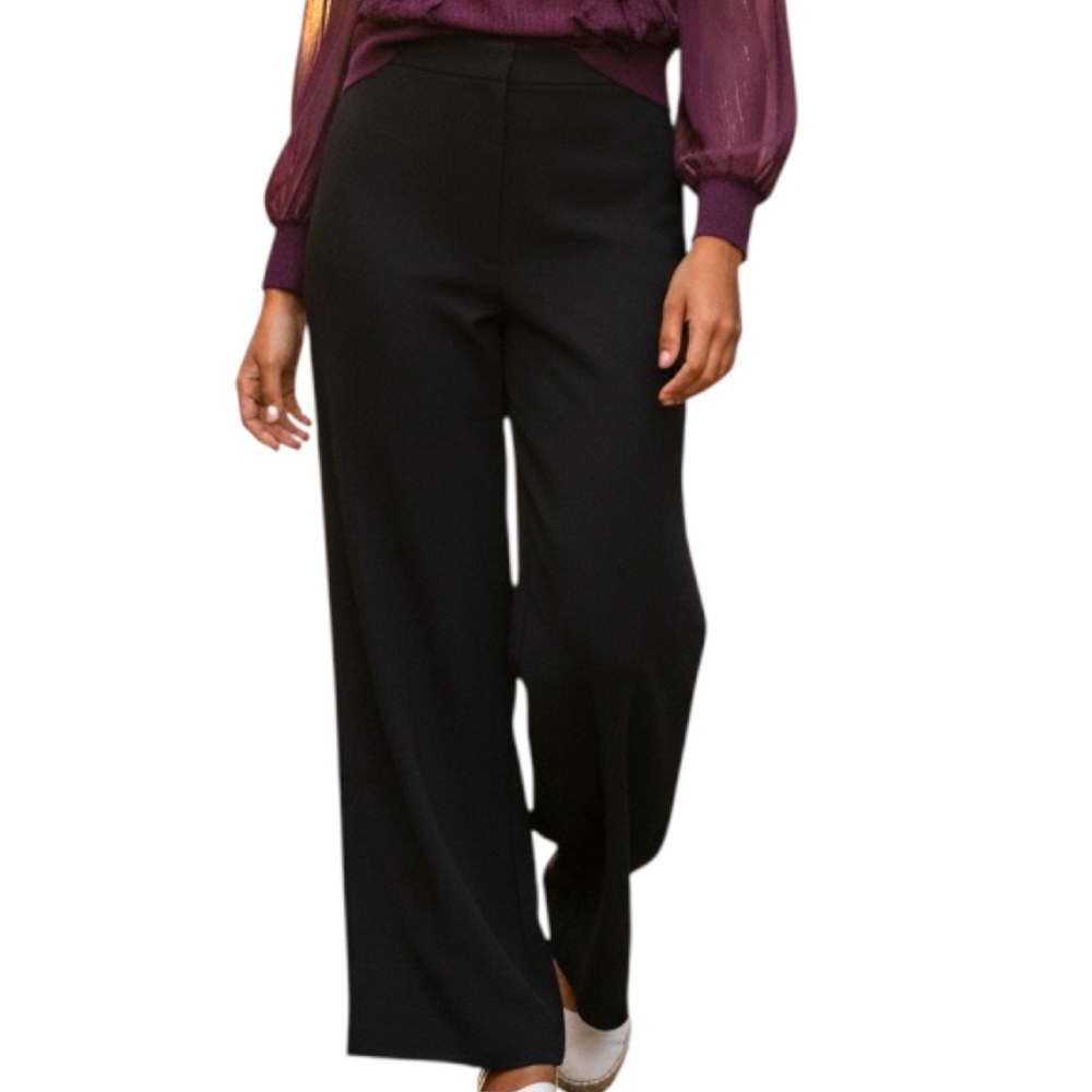 H&M Black Wide Leg Pants Size 10